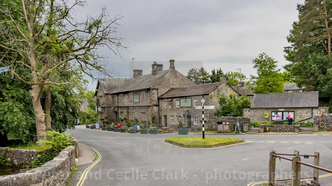 "The Buck Inn, Malham, North Yorkshire" stock image