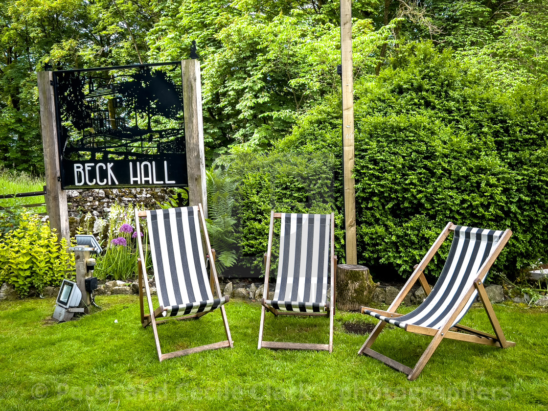 "Beck Hall, Malham, Yorkshire Dales." stock image