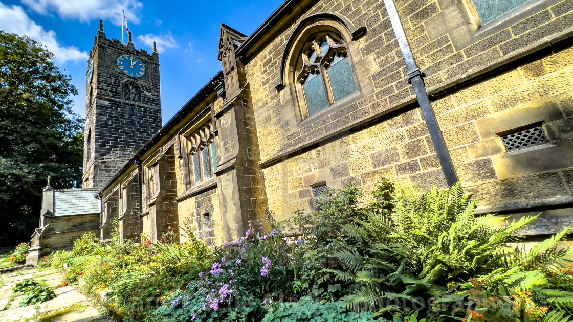 "Haworth, St Michael and All Angels' Church." stock image