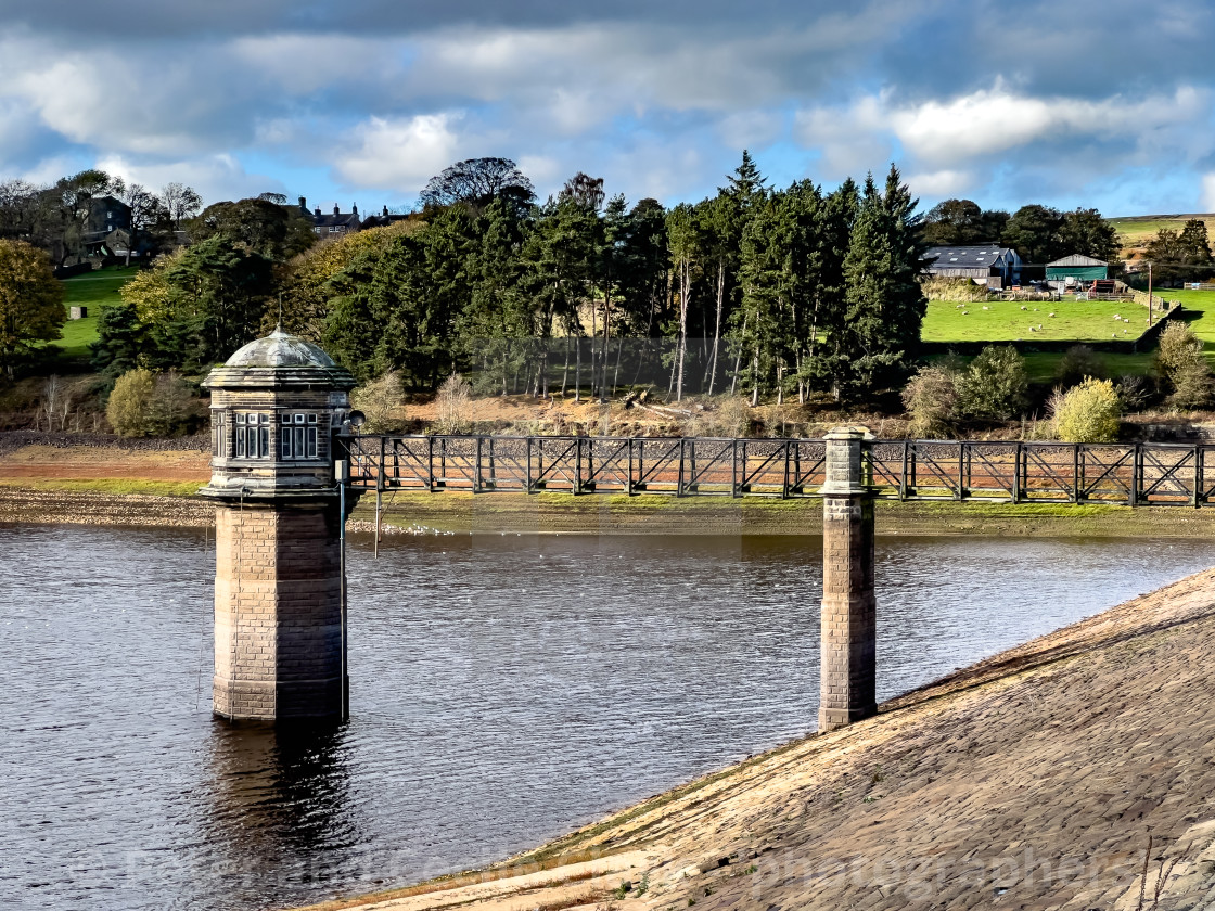 "Lower Laithe Reservoir, Bronte Country." stock image