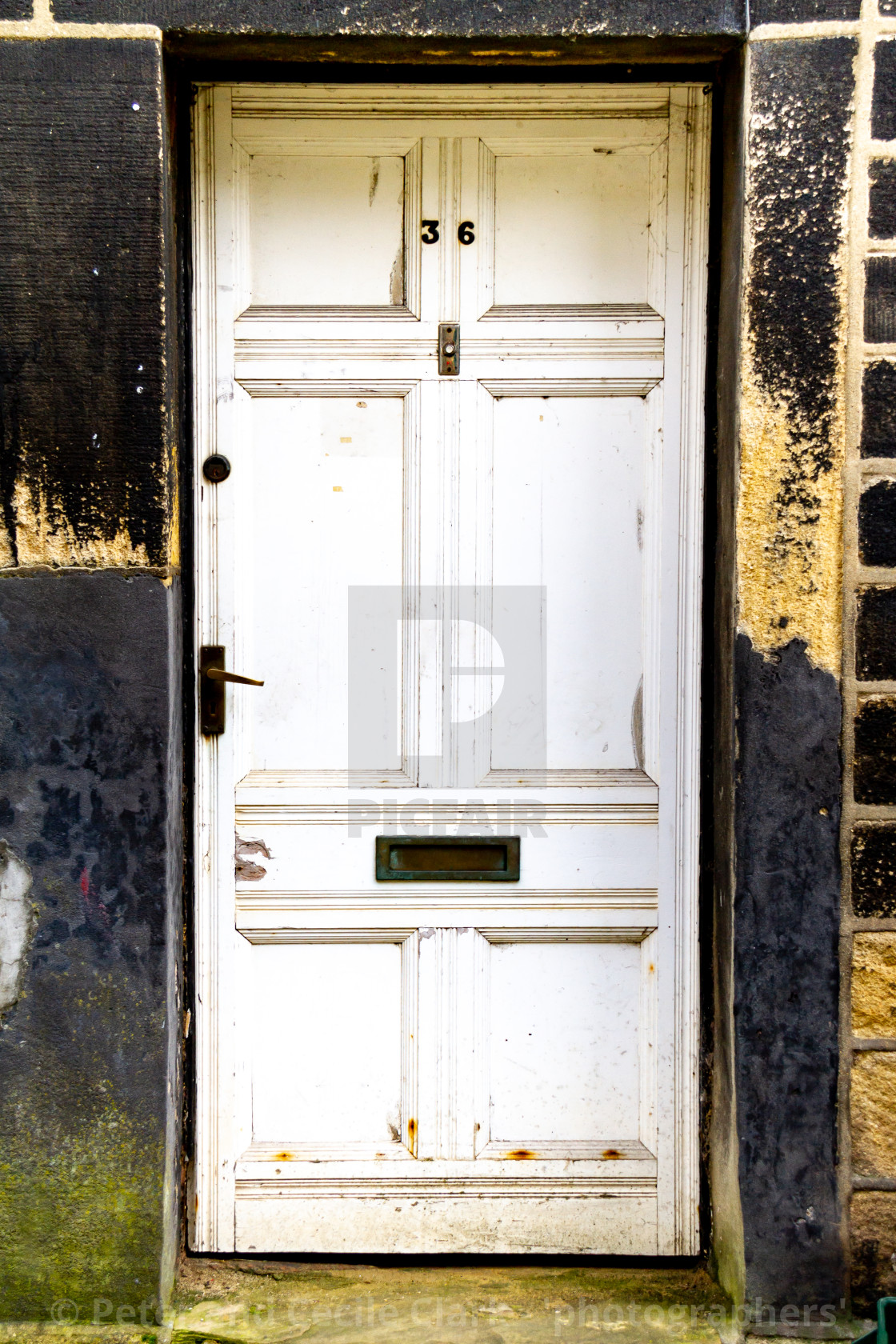 "Haworth Old Doorway" stock image