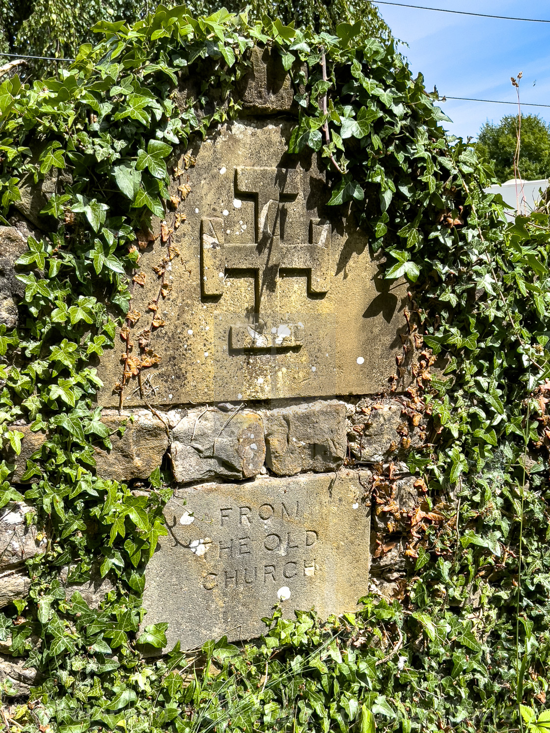 "Saint Chads Church, Stone Cross. Hutton le Hole" stock image