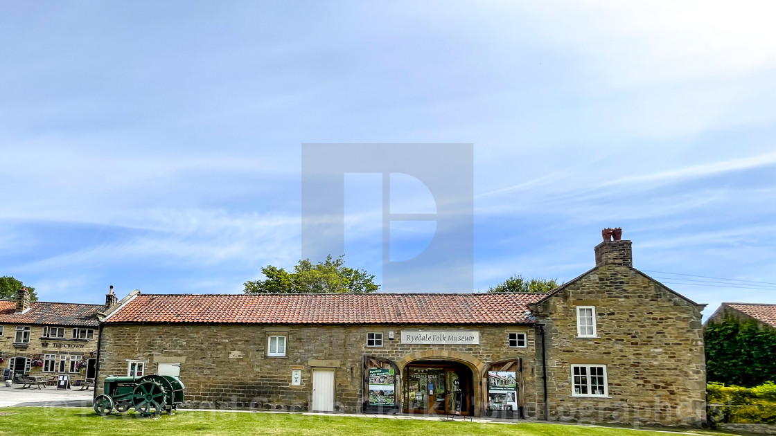 "Ryedale Folk Museum, Hutton-le-Hole" stock image