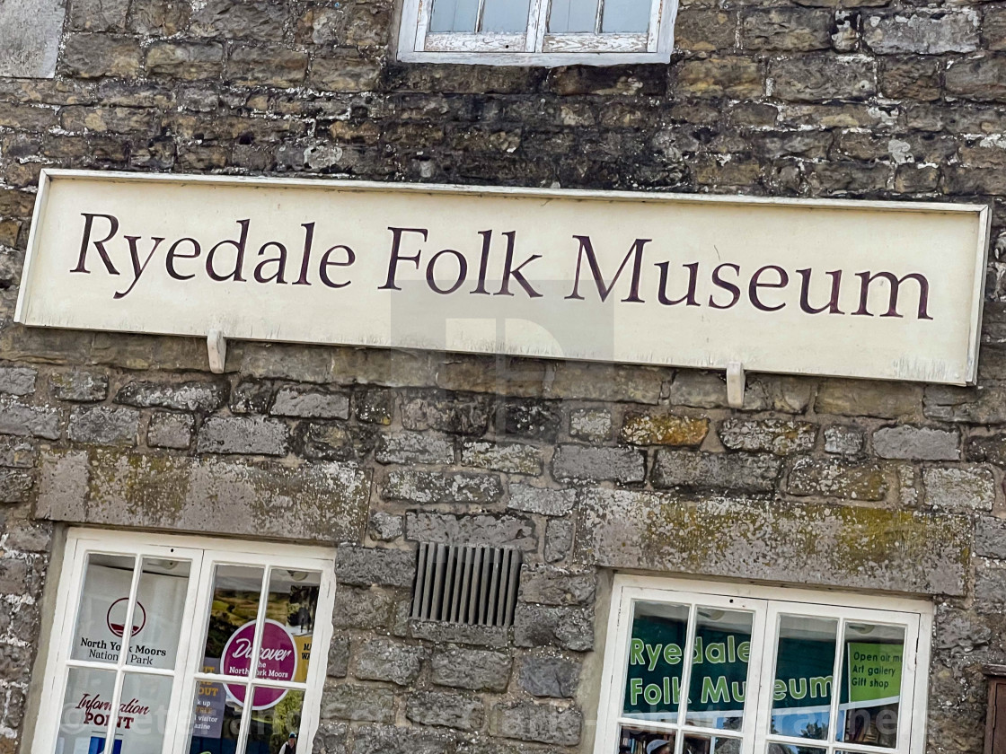 "Ryedale Folk Museum, Hutton-le-Hole" stock image