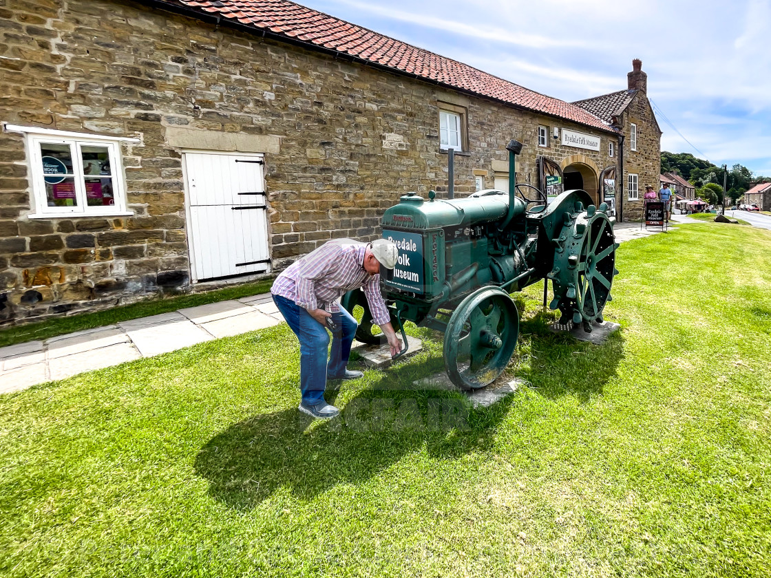 "Fordson Tractor, Ryedale Folk Museum" stock image