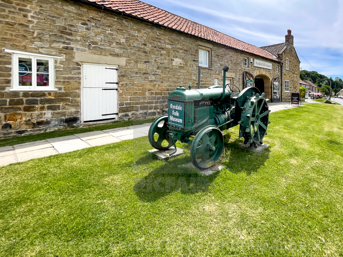 "Fordson Tractor, Ryedale Folk Museum" stock image