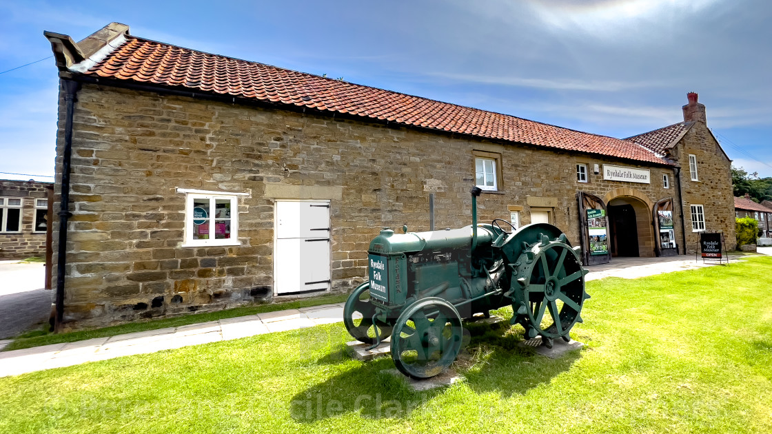 "Fordson Tractor, Ryedale Folk Museum" stock image