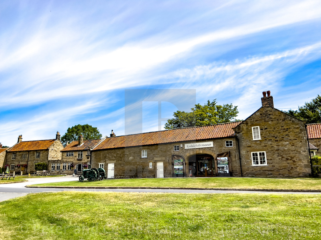 "Ryedale Folk Museum, Hutton-le-Hole" stock image