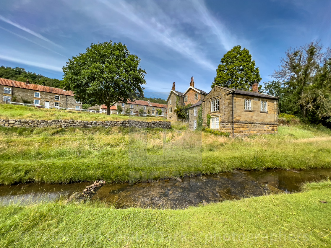 "Cottage, Hutton le Hole" stock image