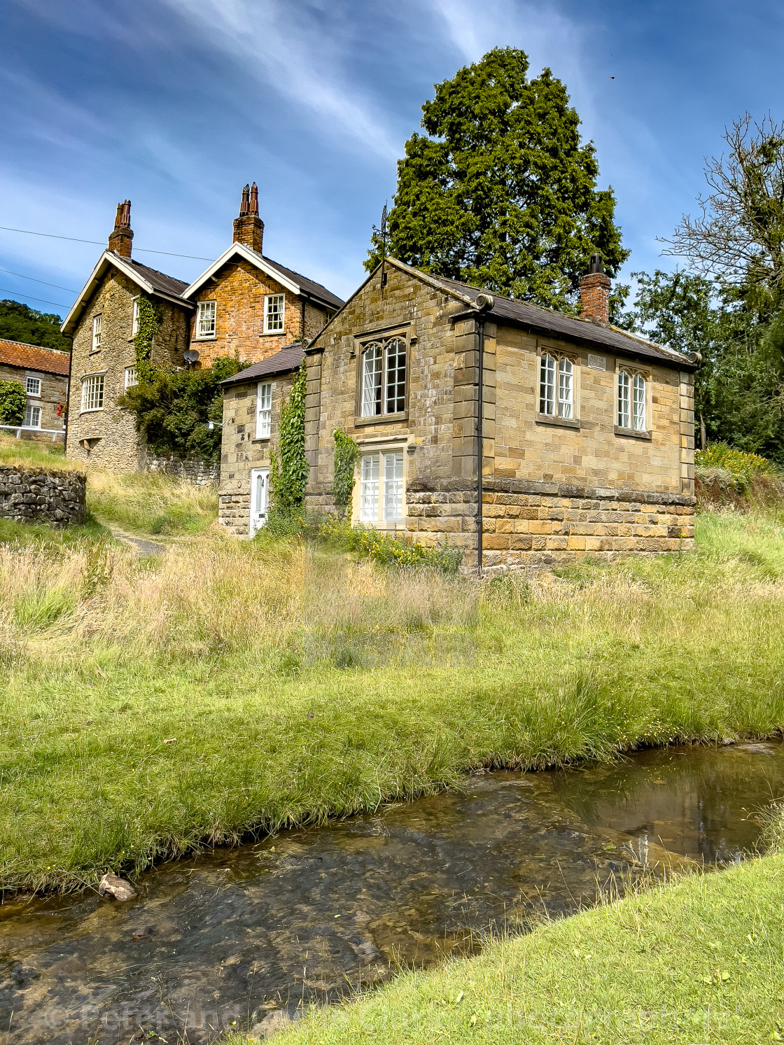 "Cottage, Hutton le Hole" stock image