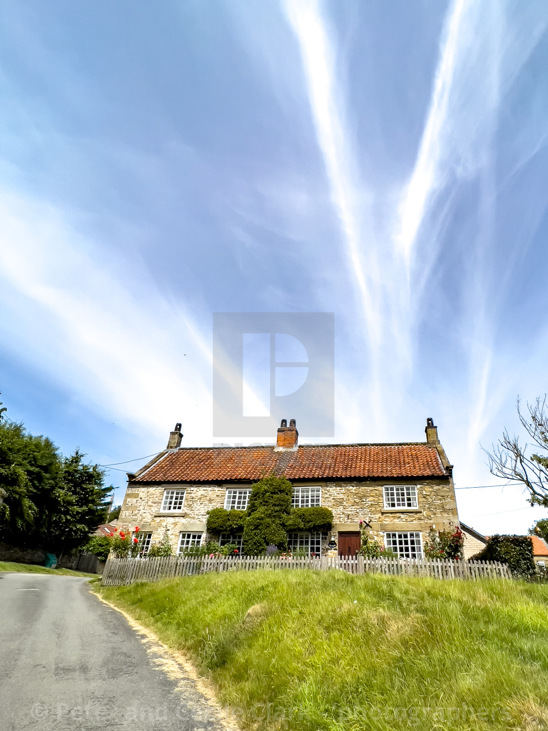 "Cottage, Hutton le Hole" stock image