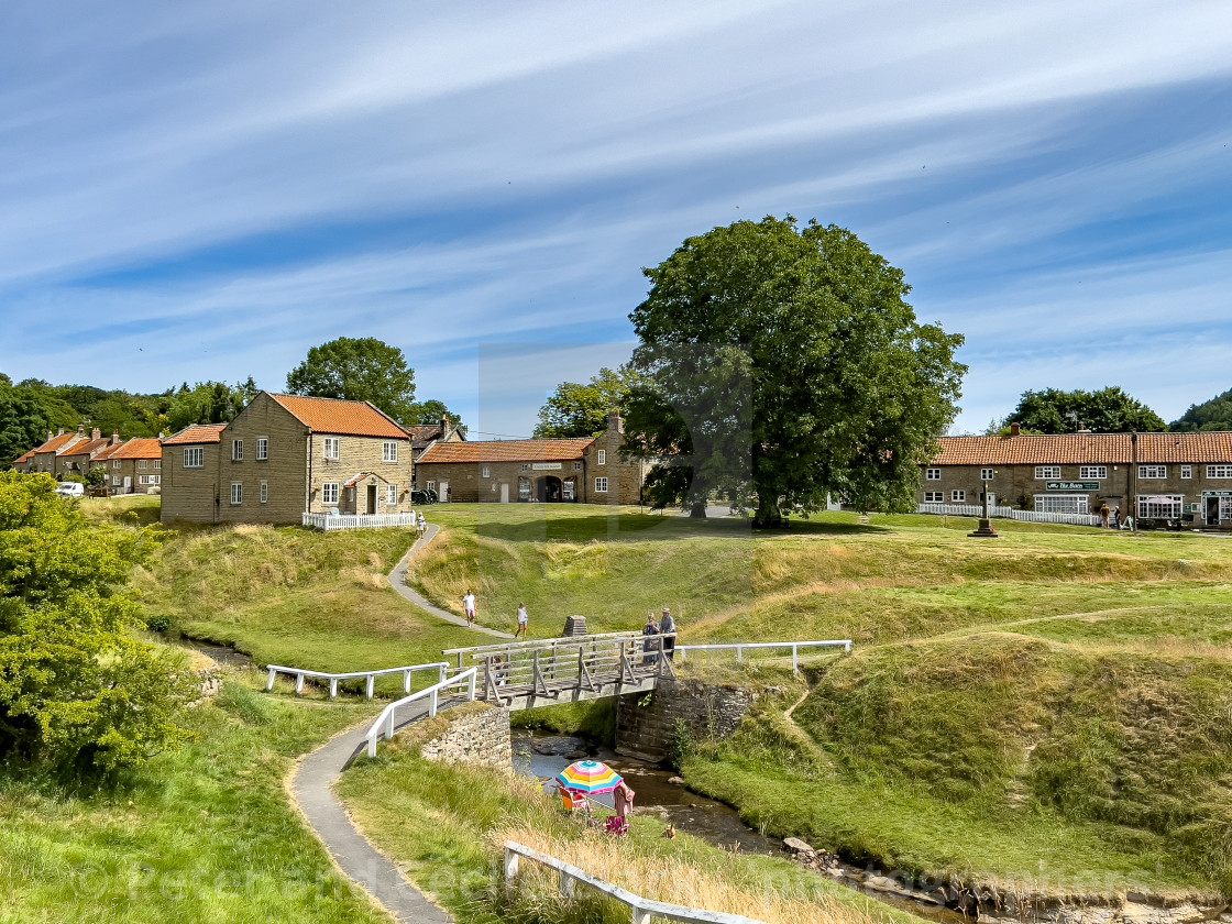 "Cottage, Hutton le Hole" stock image