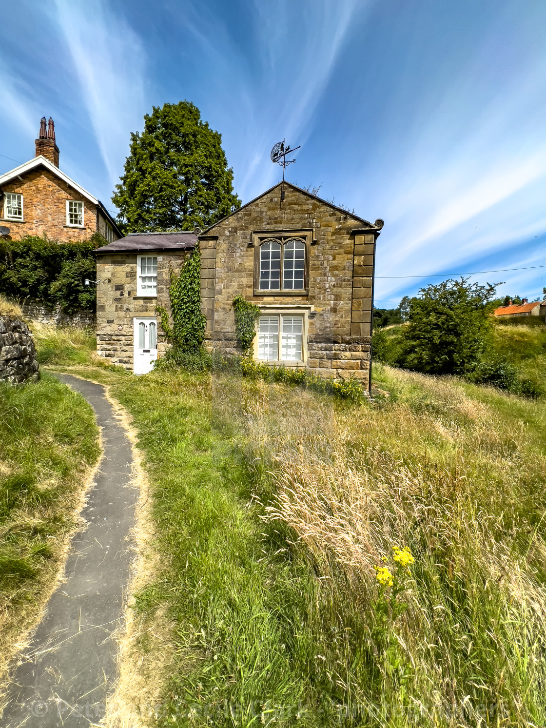 "Cottage, Hutton le Hole" stock image