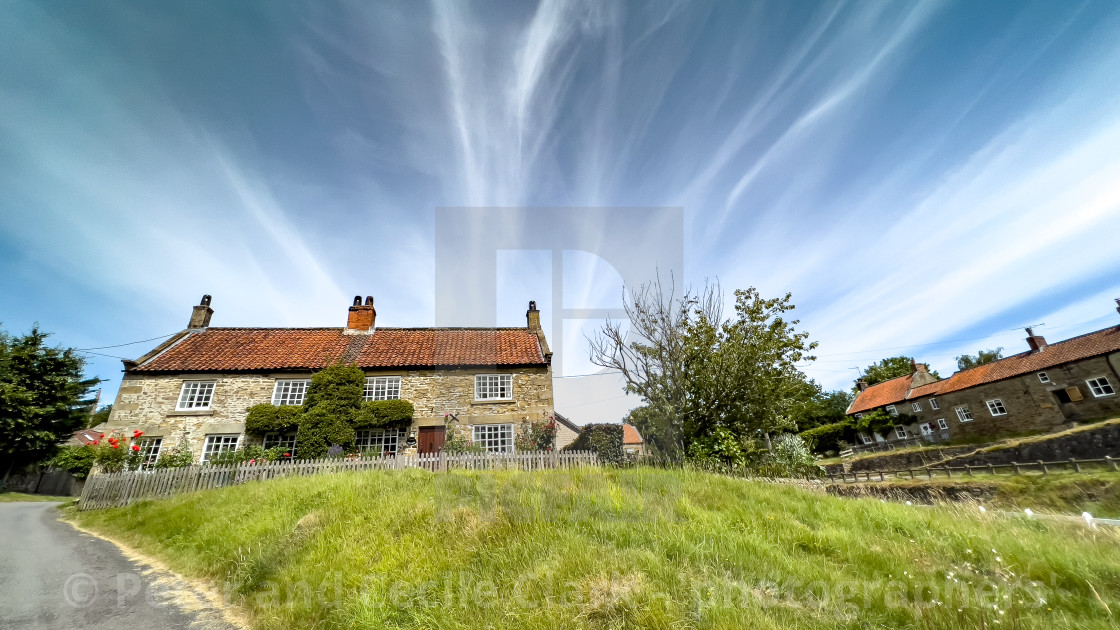 "Cottage, Hutton le Hole" stock image