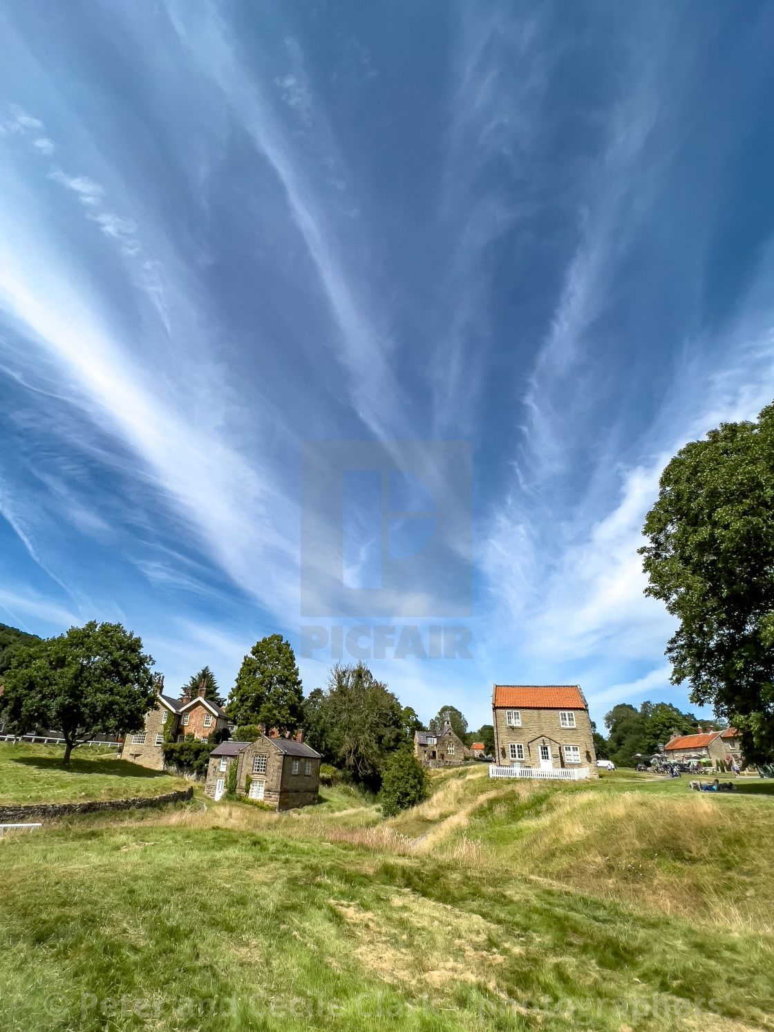 "Cottage, Hutton le Hole" stock image