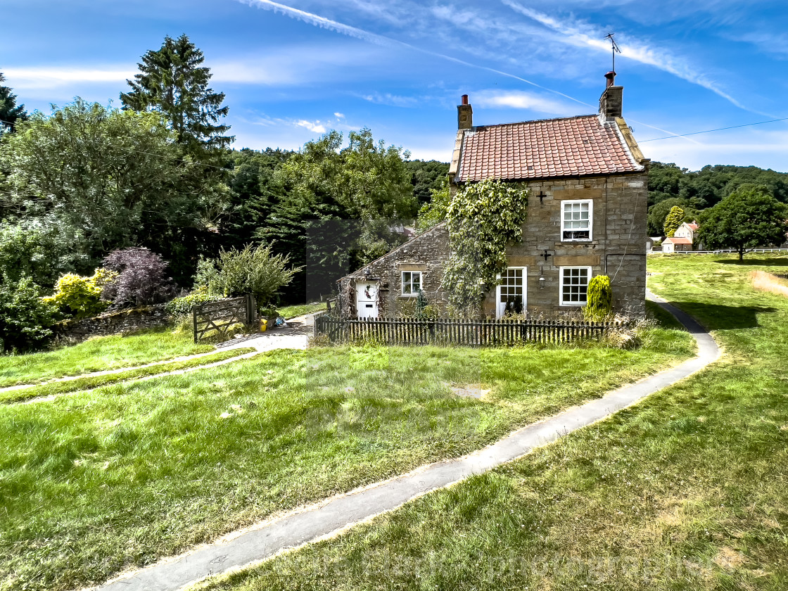 "Cottage, Hutton le Hole" stock image