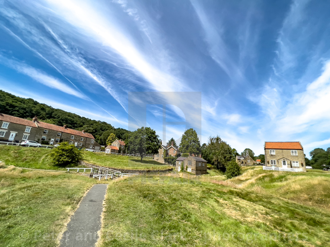 "Cottage, Hutton le Hole" stock image