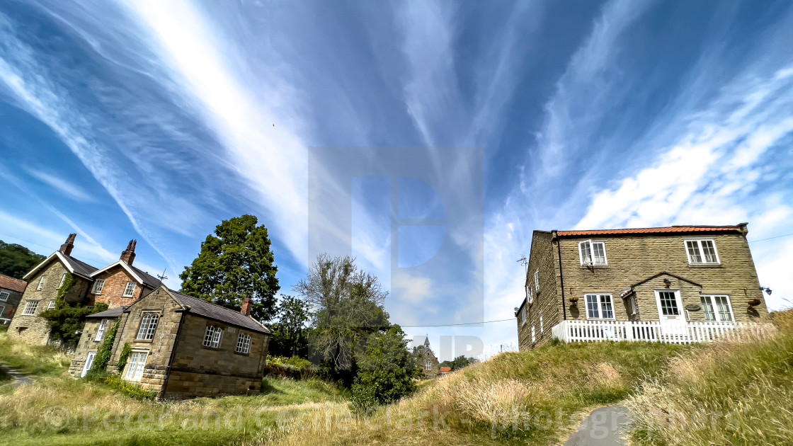 "Cottage, Hutton le Hole" stock image