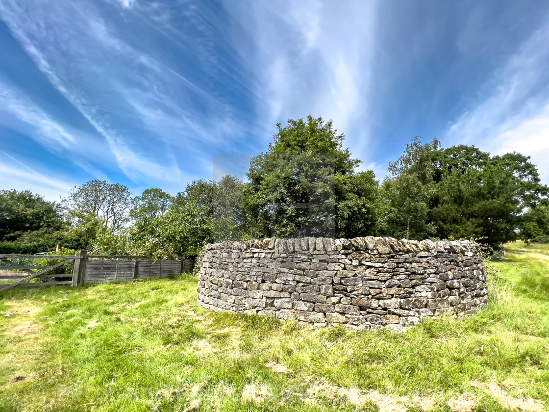 "Sheepfold, in Hutton-le-Hole" stock image