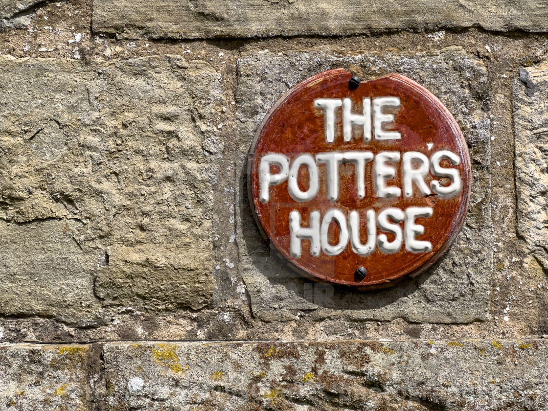 "The Potters House, sign" stock image