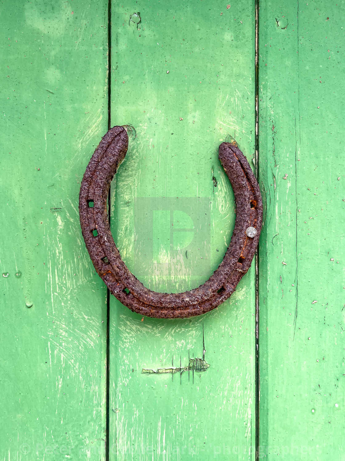 "Lucky Horseshoe" stock image