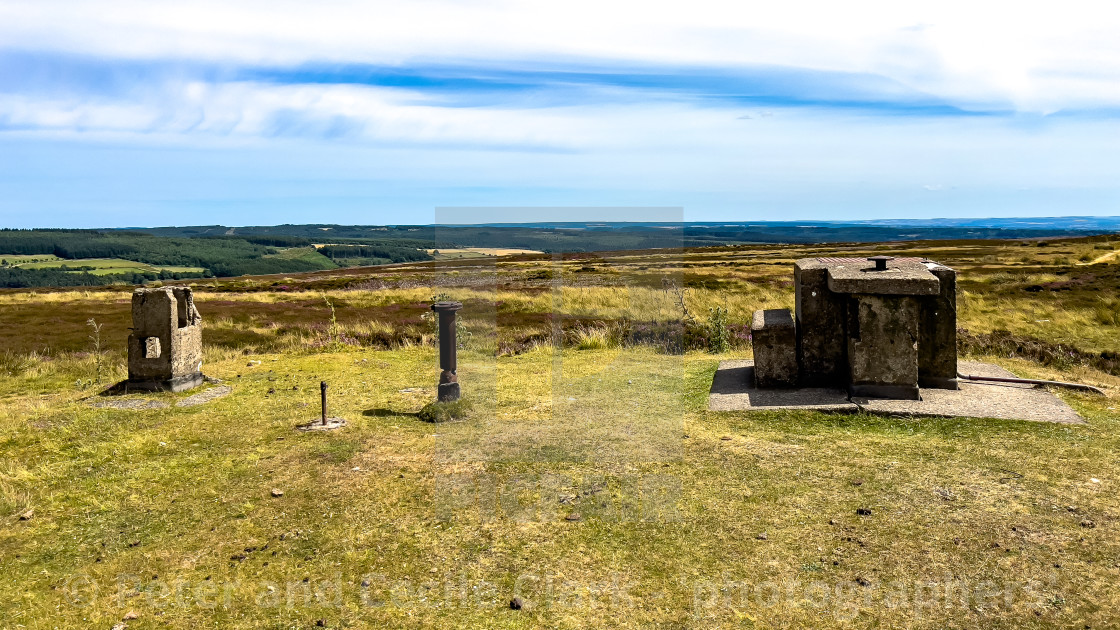 "Rosedale Abbey, Bank Top, Ironworks." stock image