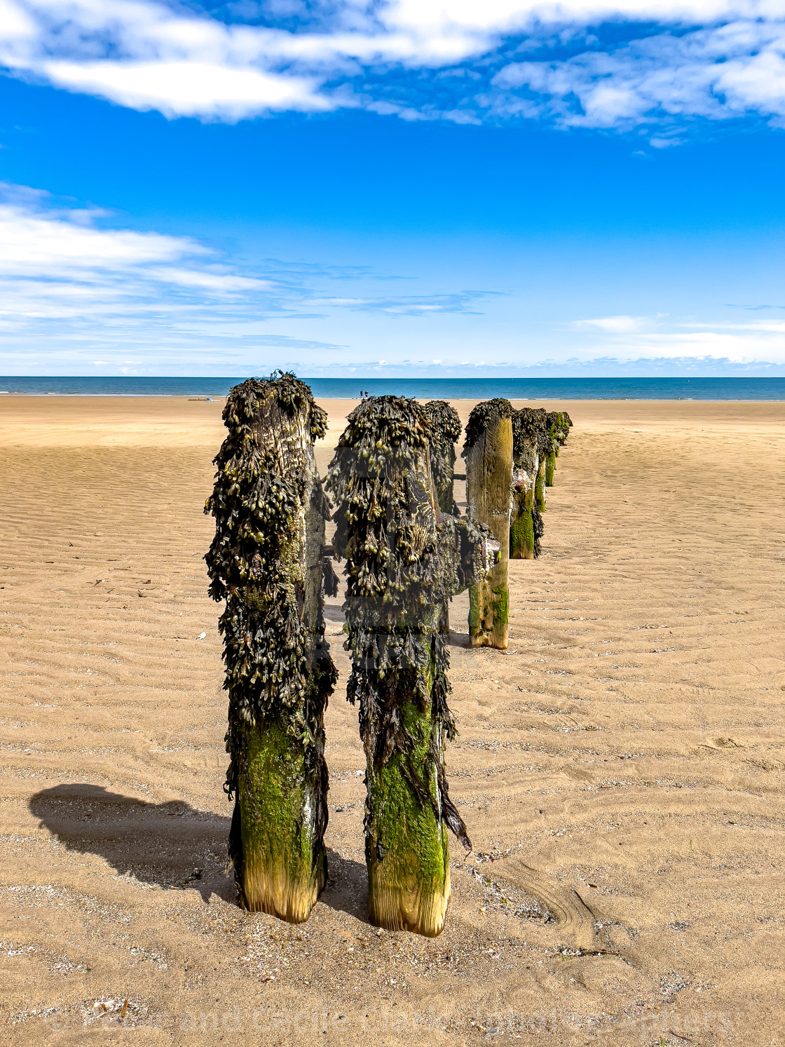 "Sandsend Beach and Coast." stock image