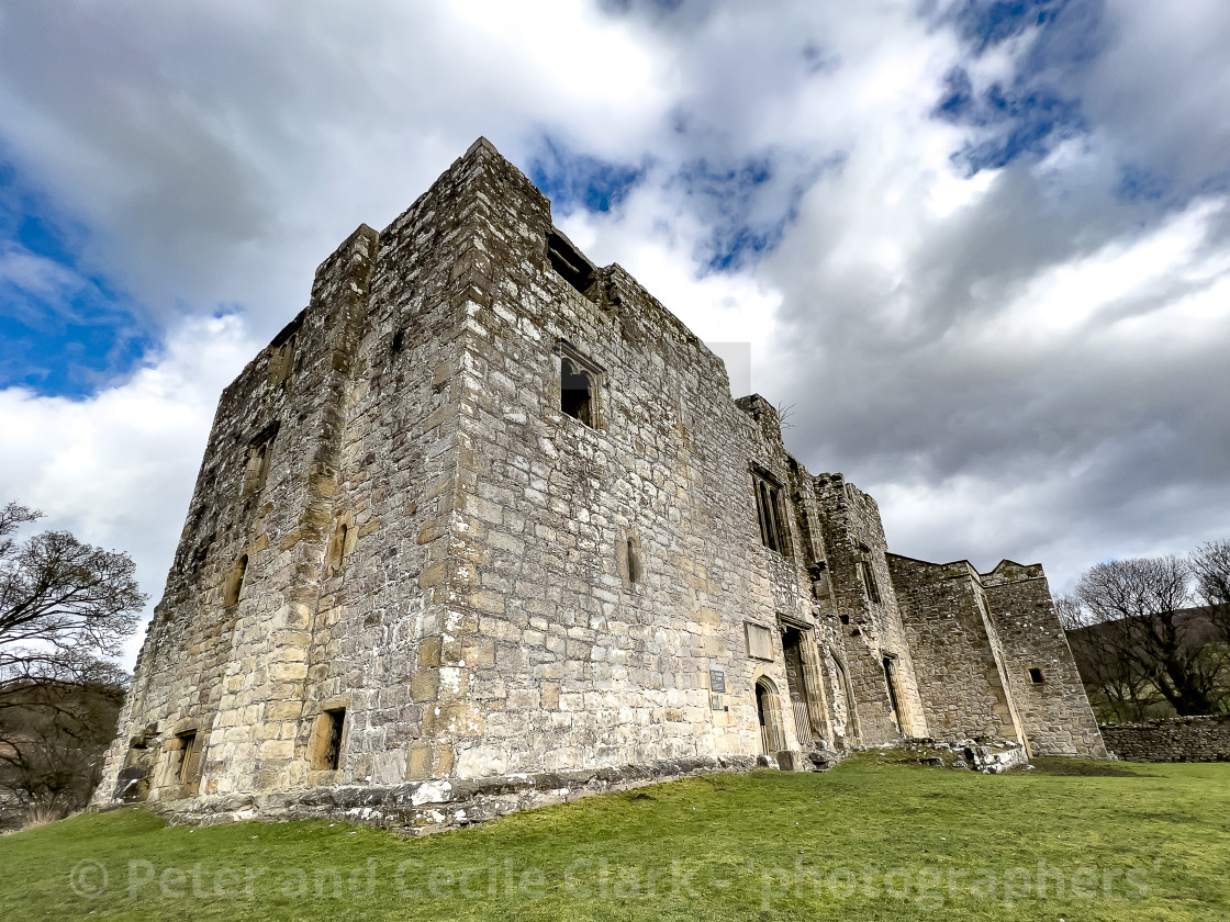 "Barden Tower, hunting lodge and tower house." stock image