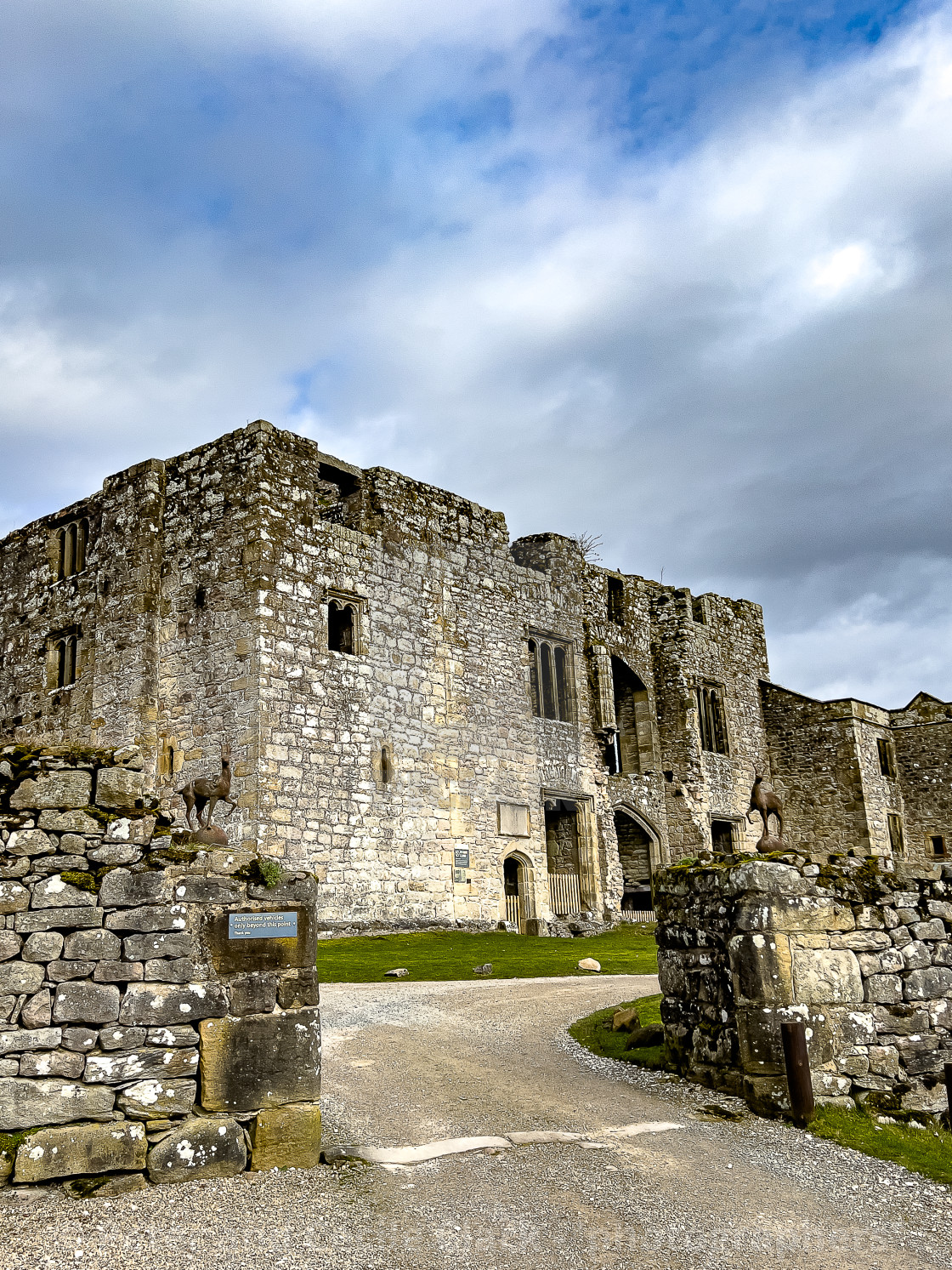 "Barden Tower, hunting lodge and tower house." stock image