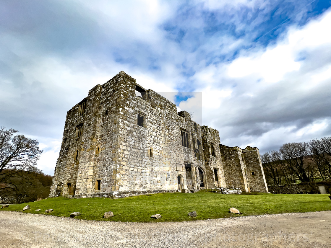 "Barden Tower, hunting lodge and tower house." stock image