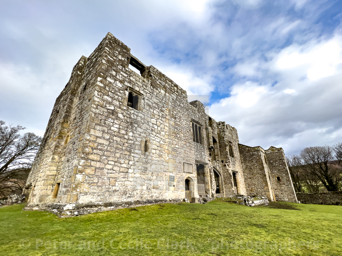 "Barden Tower, hunting lodge and tower house." stock image