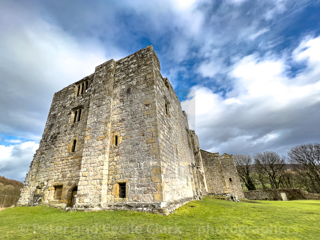 "Barden Tower, hunting lodge and tower house." stock image