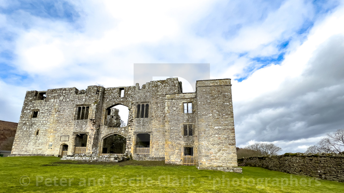 "Barden Tower, hunting lodge and tower house." stock image