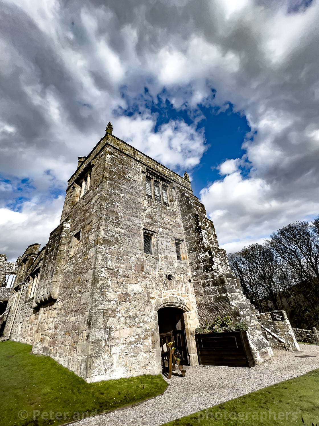 "Priests House, Restaurant and Wedding Venue, Barden Tower." stock image