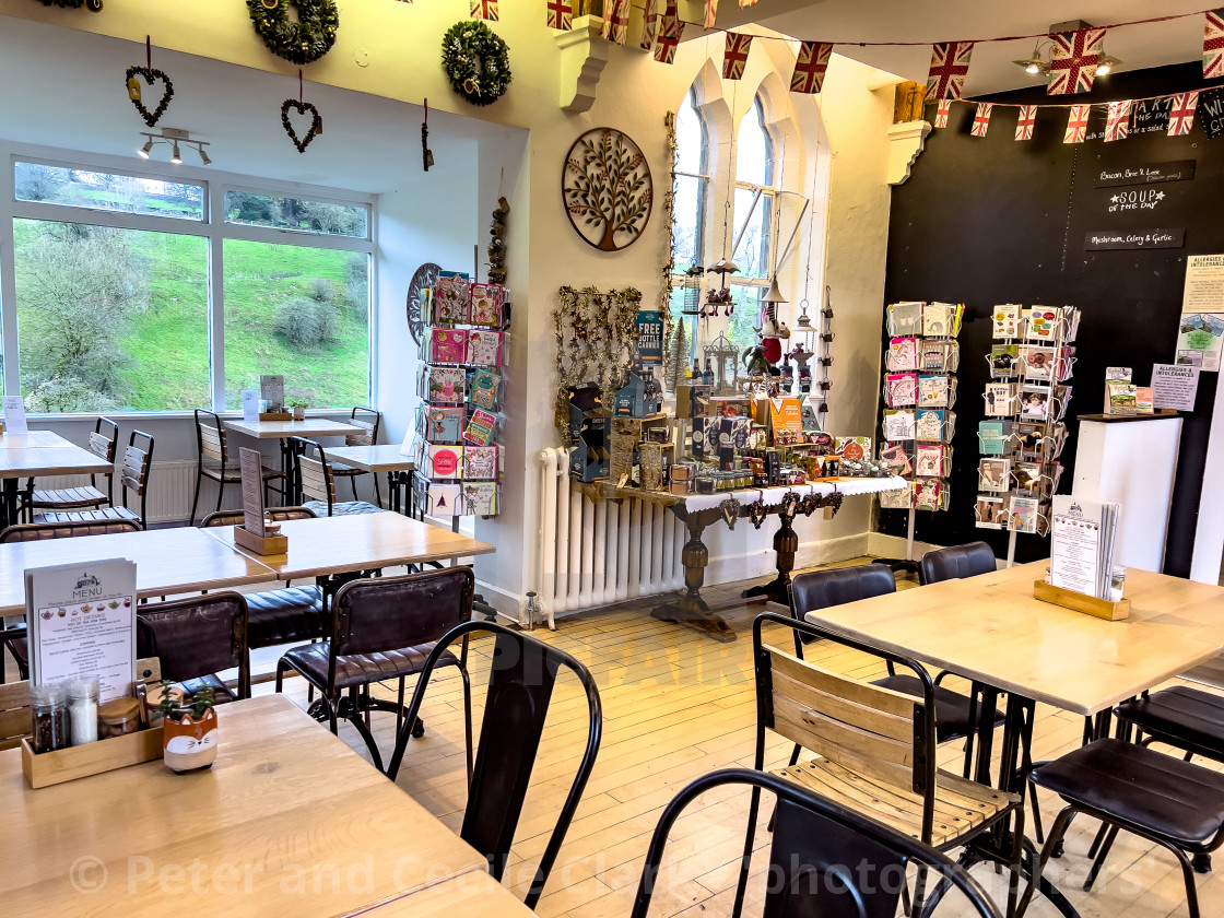 "Yorkshire Dales Tea room" stock image