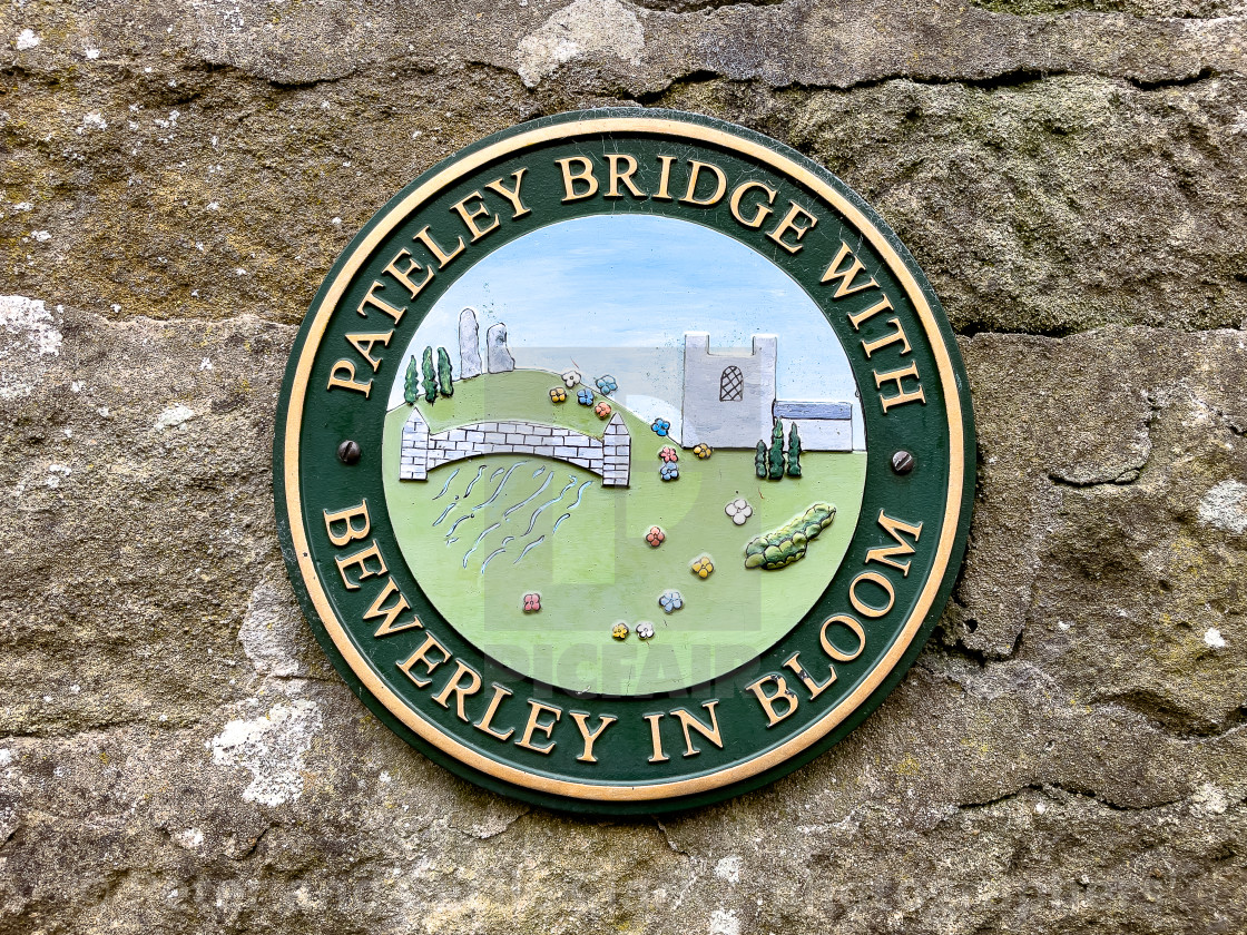 "Britain and Yorkshire in Bloom" stock image