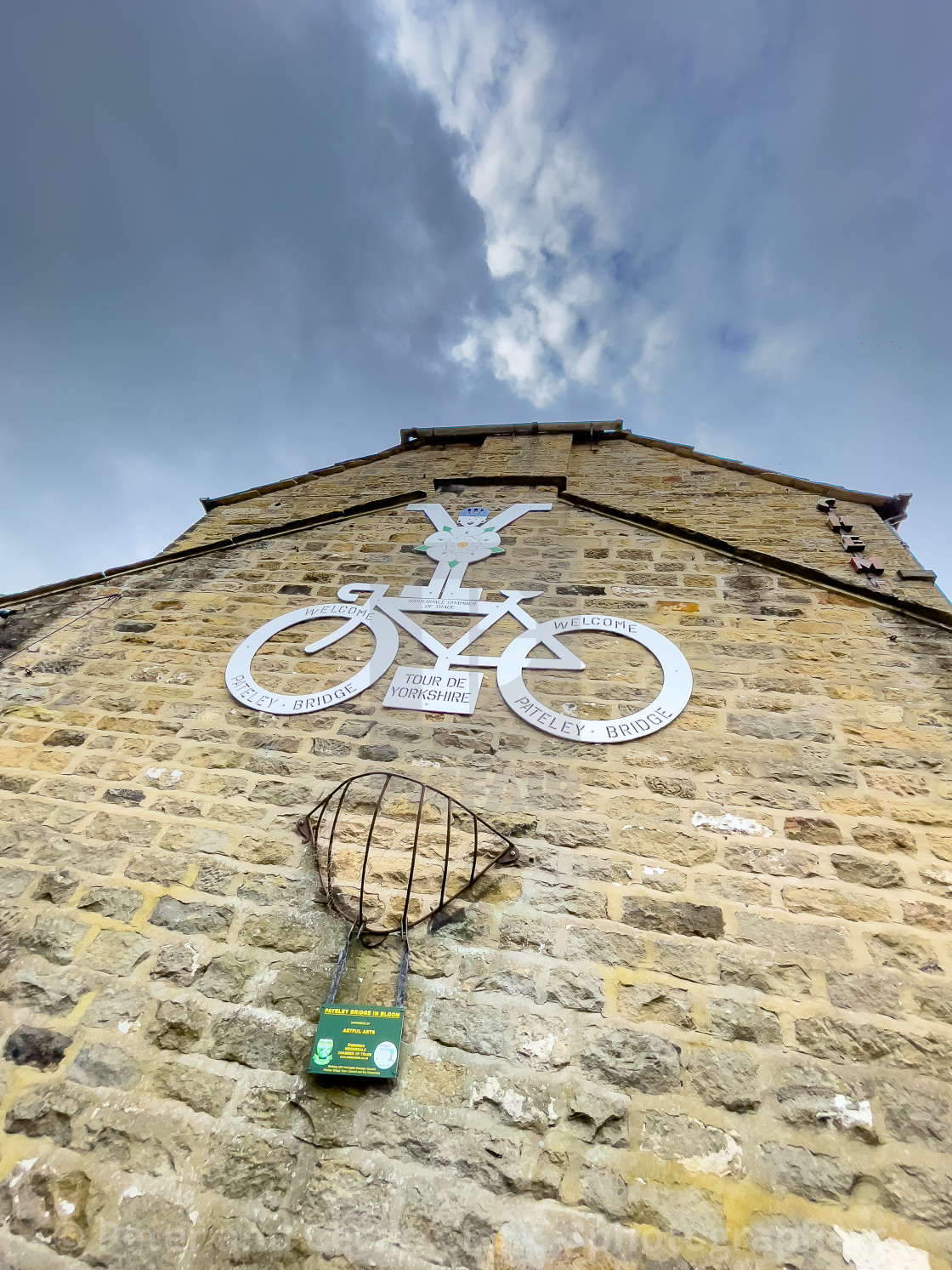 "Tour de Yorkshire, Pateley Bridge" stock image