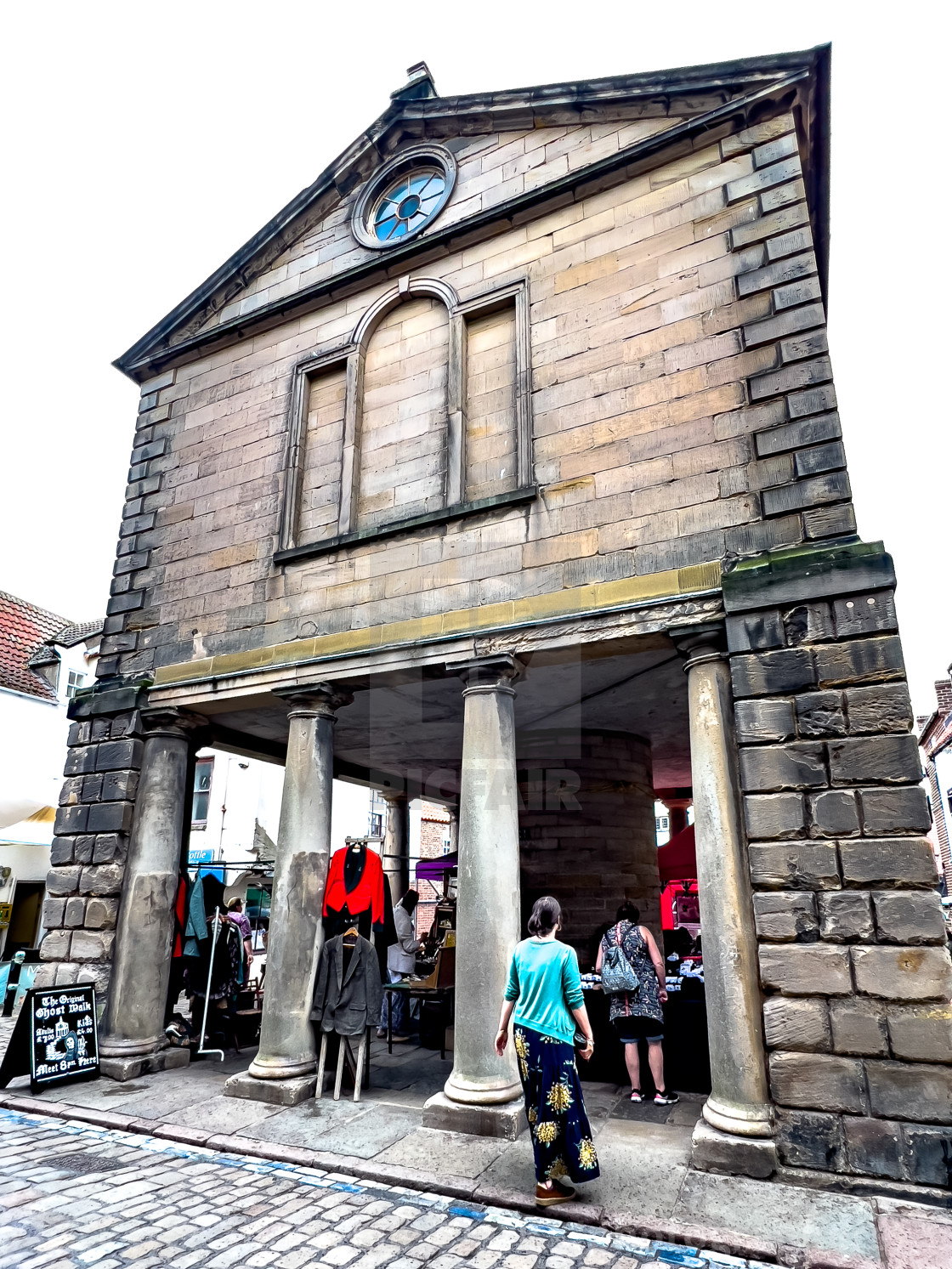 "The Old Town Hall, Whitby." stock image