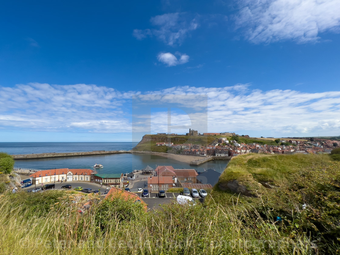 "Whitby, Yorkshire, England." stock image