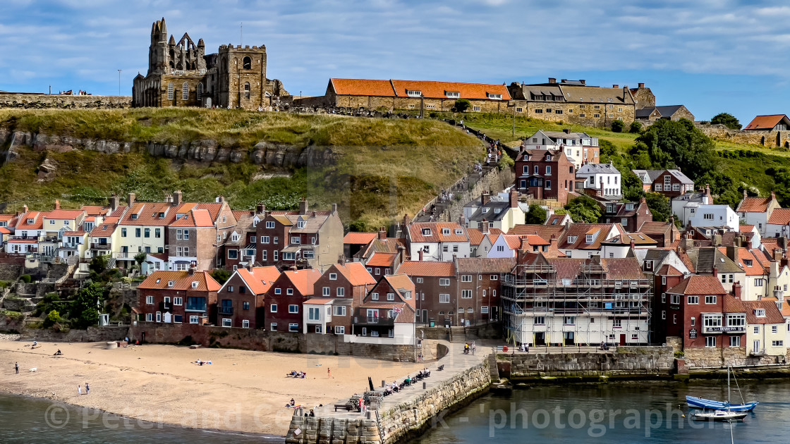 "Whitby, Yorkshire, England." stock image