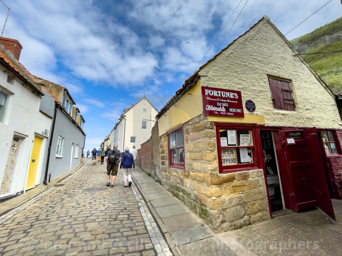 "Fortunes Kippers, Whitby" stock image