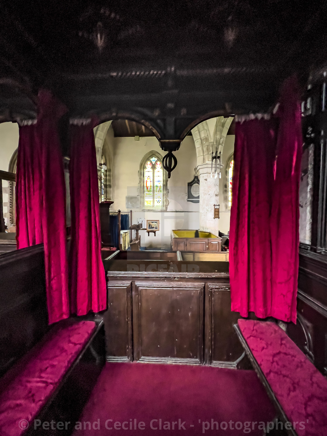 "Wensley Holy Trinity Church, Lower Wensleydale, Yorkshire, England." stock image