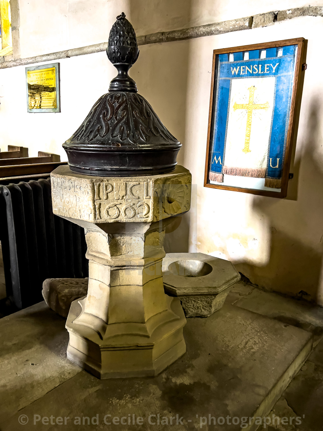 "Wensley Holy Trinity Church, Lower Wensleydale, Yorkshire, England." stock image