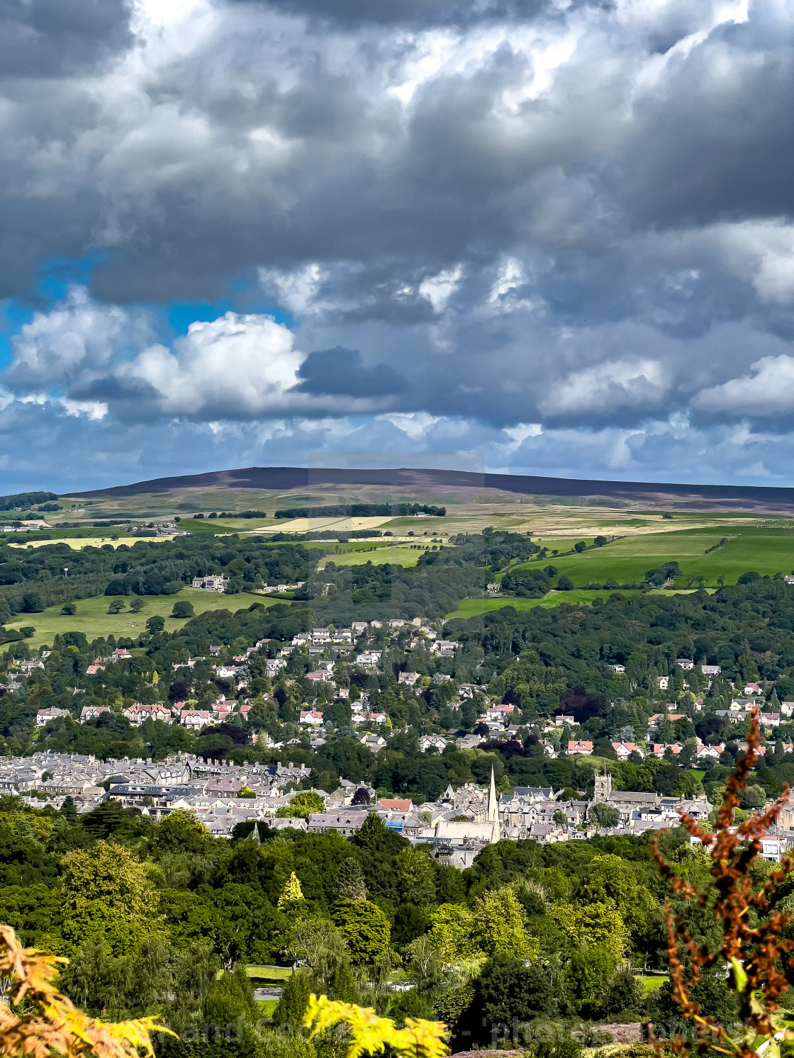 "Yorkshire Dales Countryside View" stock image