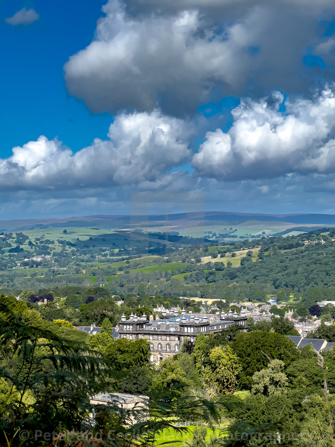 "Yorkshire Dales Countryside View" stock image