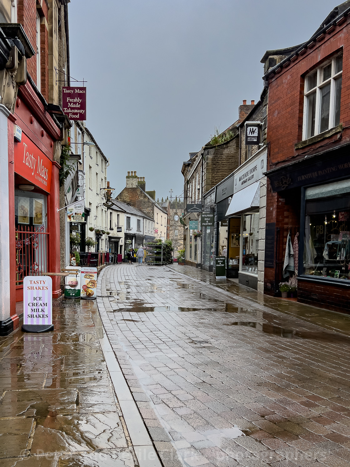 "Richmond, North Yorkshire." stock image