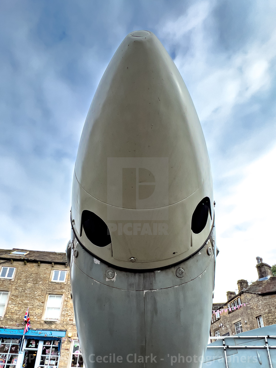 "Spitfire MK 1V Static Display, Grassington 40s Weekend" stock image