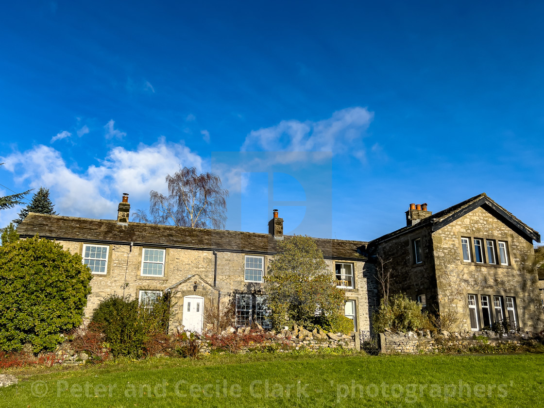 "Idylic Cottage in Conistone a Yorkshire Dales Village, England, UK." stock image