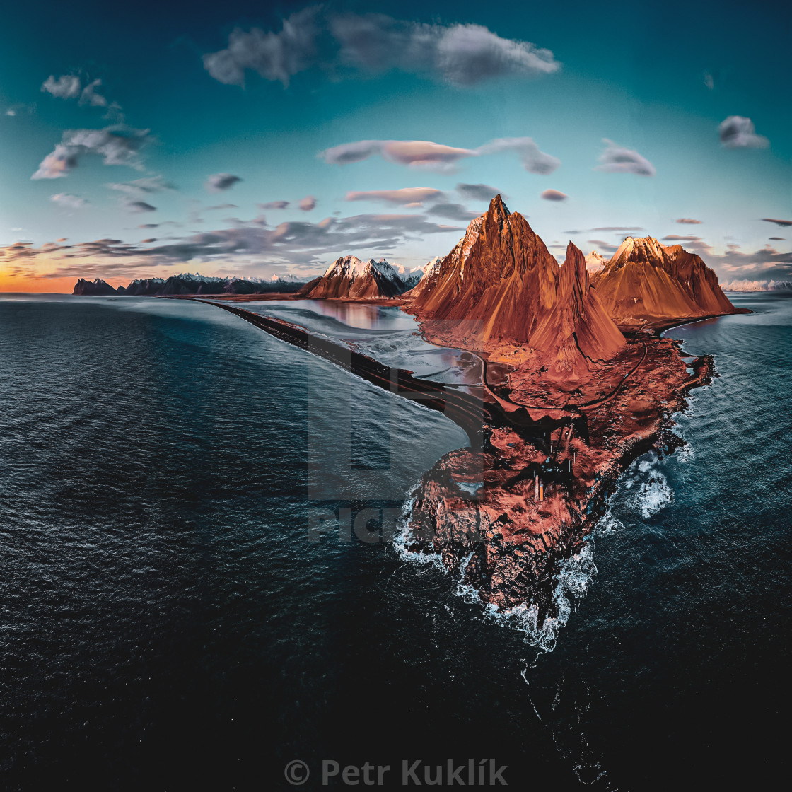 "East Iceland coast" stock image