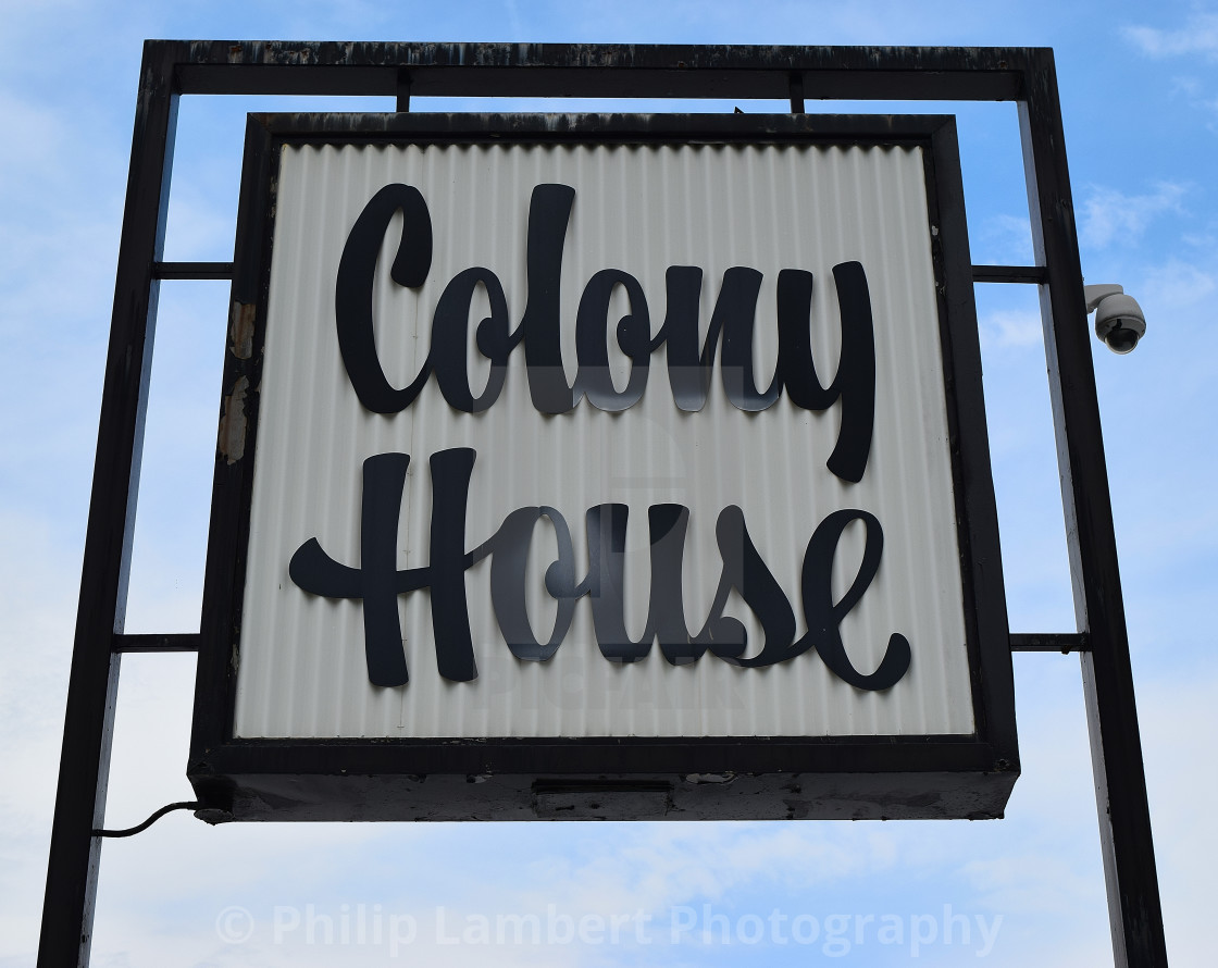 "Colony House Motor Lodge" stock image